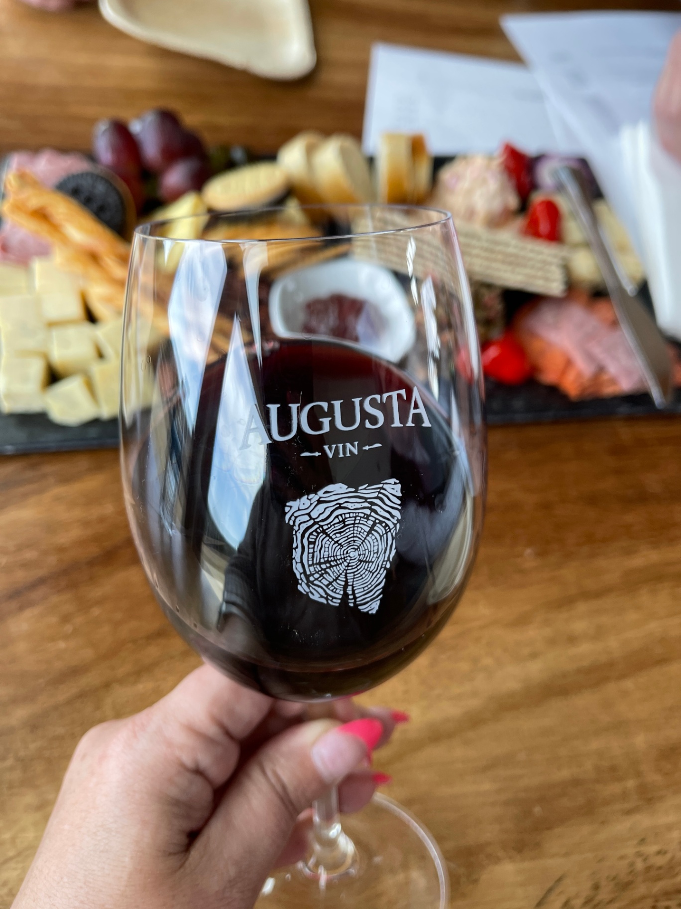 Wine trail stops